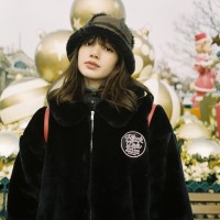 LIZ LISA Doll Hoodie Top Black Size OS Shibuya 109 Gal GYARU